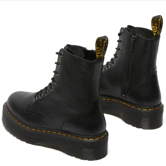 Dr. Martens Jadon III Pisa Leather Platform Boots Women’s US 5 EUR 36 UK 3 - Picture 3 of 11